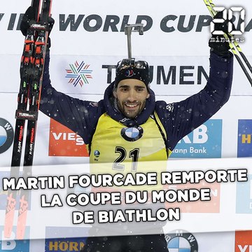 Martin Fourcade gagne la Coupe du monde de biathlon