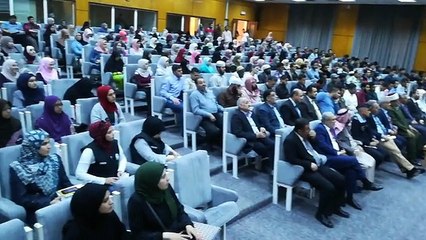 جانب من البث مباشرسماحة مفتي القوات المسلحة الاردنية العميد الدكتور ماجد الدراوشة