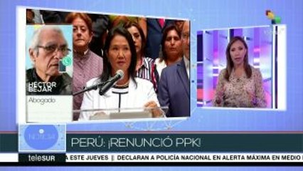 Béjar: En Perú estamos frente a un proceso judicial complejo
