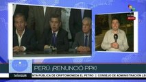 Crisis política en Perú tras renuncia de PPK