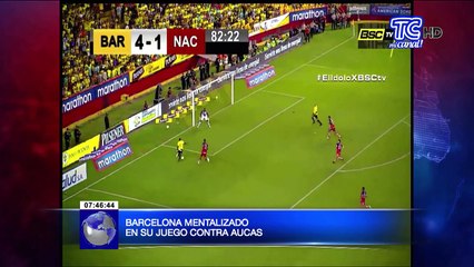 Barcelona metalizado en su juego contra Aucas