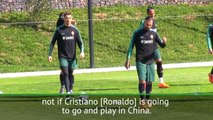 I'm not here to talk about Ronaldo's future in China - Santos