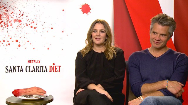 Drew Barrymore & Timothy Olyphant Talk Santa Clarita Diet