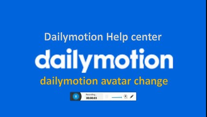 How to Change Dailymotion  avatar and banner
