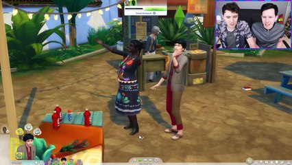 TWO BROS CHILLING IN THE HOT TUB - Dan and Phil Play: Sims 4 #51