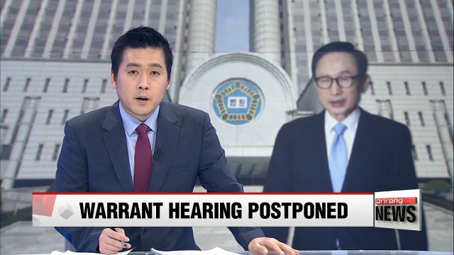 Court postpones arrest warrant hearing for ex-president Lee Myung-bak