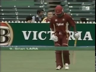Brian Lara 156 Runs In ODI Against Pakistan In Australia