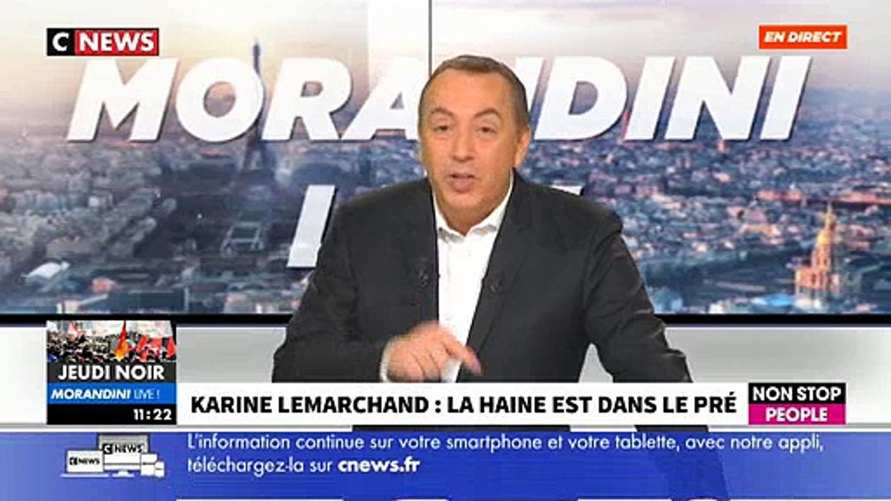 Pourquoi Karine Le Marchand est-elle la cible de toutes les attaques depuis une semaine ? Décryptage en vidéo de "Morandini Live"