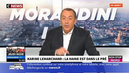Pourquoi Karine Le Marchand est-elle la cible de toutes les attaques depuis une semaine ? Décryptage en vidéo de "Morandini Live"