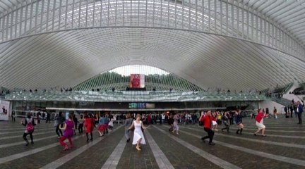 Flashmob Liège- Guillemins Omnibulle