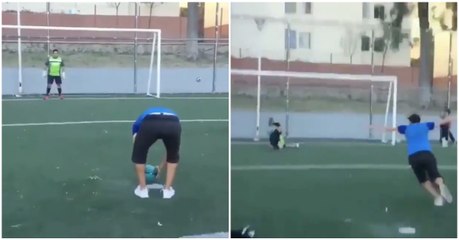 Se o Ronaldo ou o Messi marcassem um penálti destes... não se falava noutra coisa no mundo!