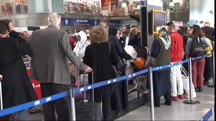 Atatürk Havalimanı'nda ''Polnet'' Yoğunluğu