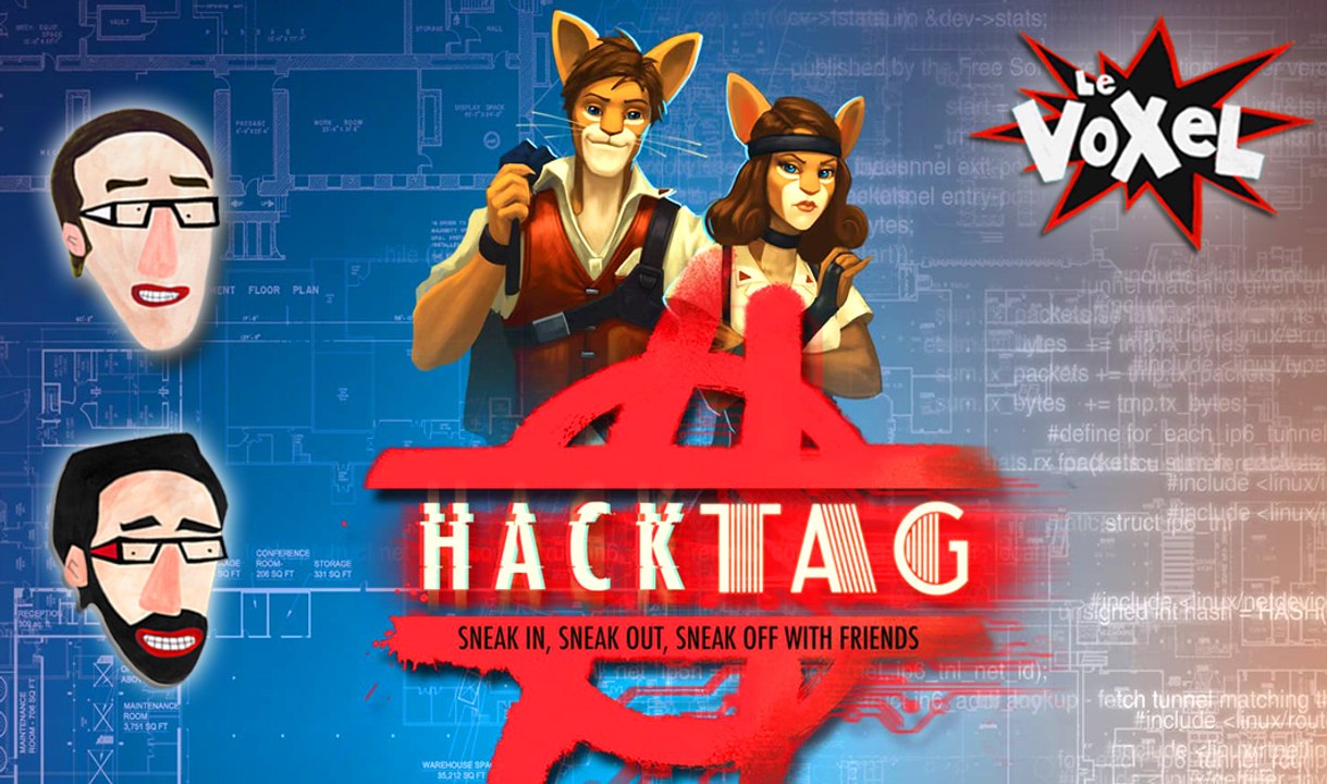 Chouette jeu d'infiltration avec un pote: HACKTAG