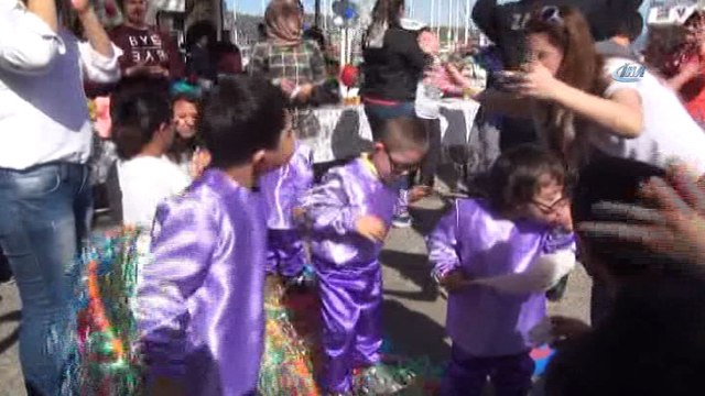 Özel çocuklar doyasıya eğlendi