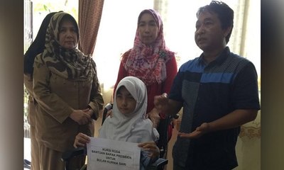 Kursi Roda untuk Bulan dari Presiden Joko Widodo