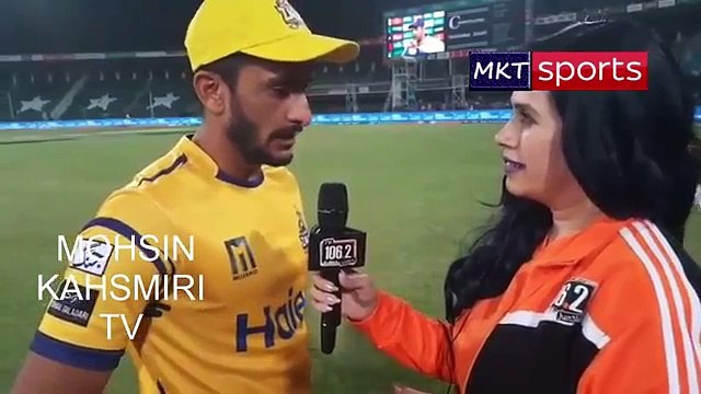 Hassan Ali Interview After wining the Match Man of the match, Hassan Ali