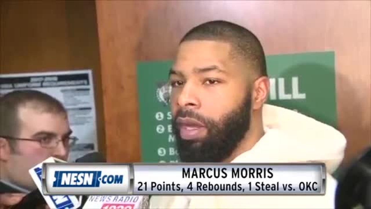 Marcus Morris On Game-Winning Three-Pointer For Celtics Vs. OKC