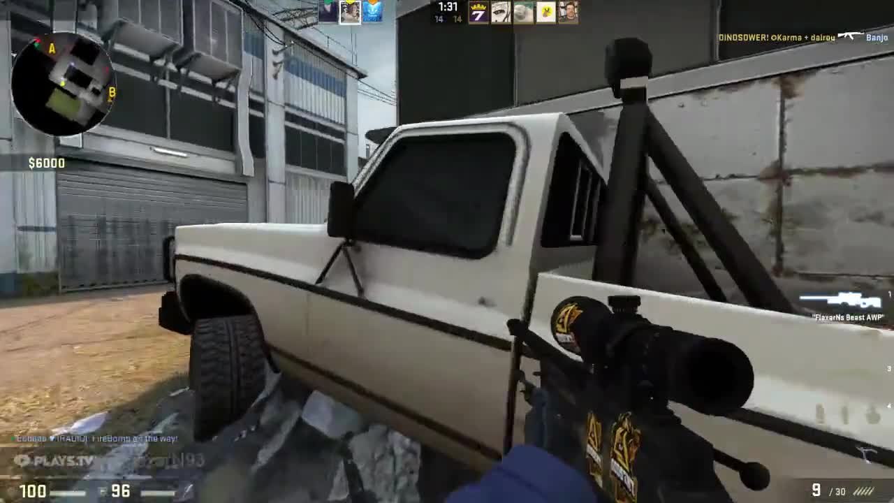 FlaxarN93 AWP QUICKSCOPE ACE!