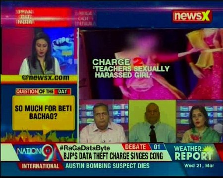 Perv teachers strike again, students harassed & threatened in school; so much for beti bachao?