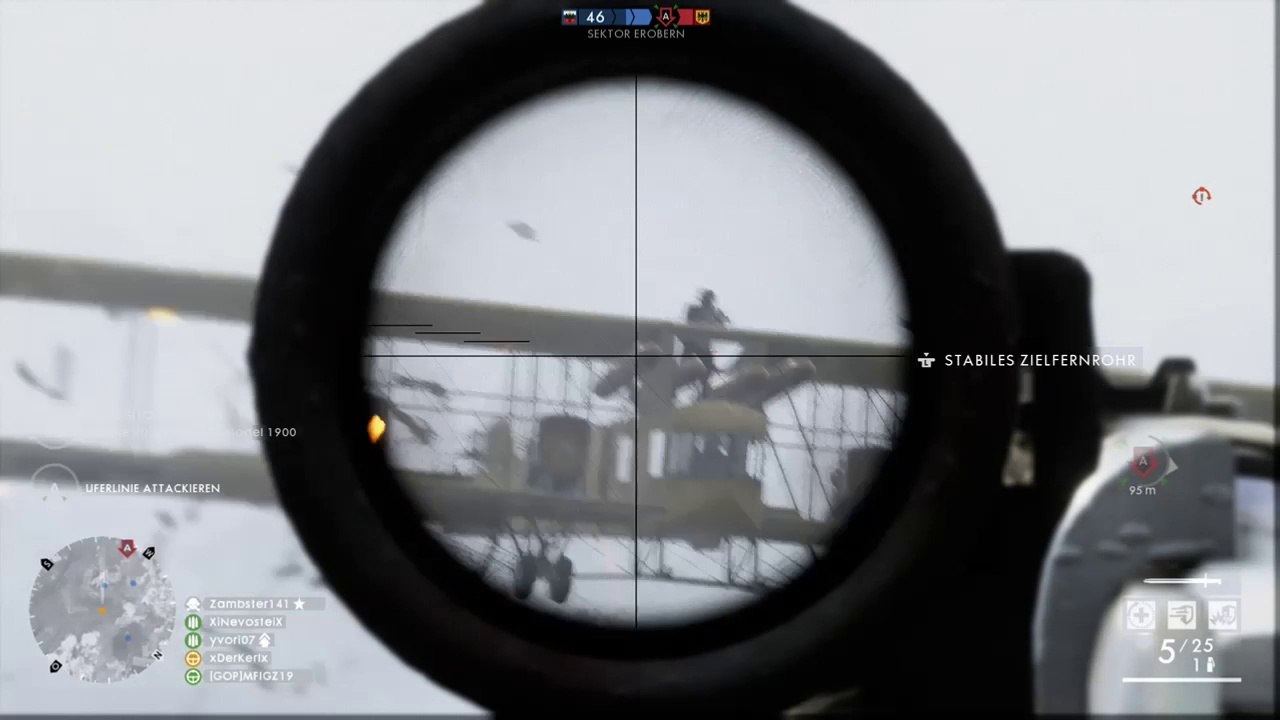 Krasser sniper kill in Battlefield 1