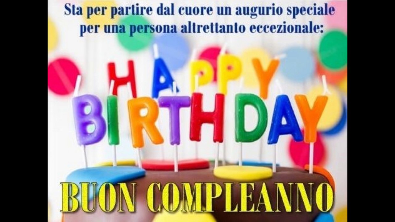 Buon compleanno