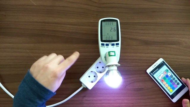 Uzaktan Kumandalı Led Ampul Telefonunuzla Kumanda Edin! (16 Ayrı Renk)