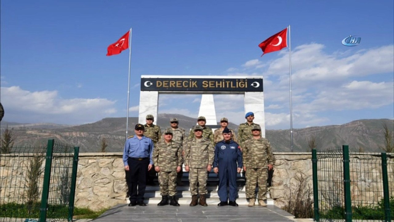 Genelkurmay Başkanı Akar Derecik, Şemdinli ve Yüksekova’da incelemede bulundu