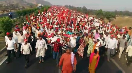 maharastra aadivasi kisaan sabha morchya nashik to mumbai  2