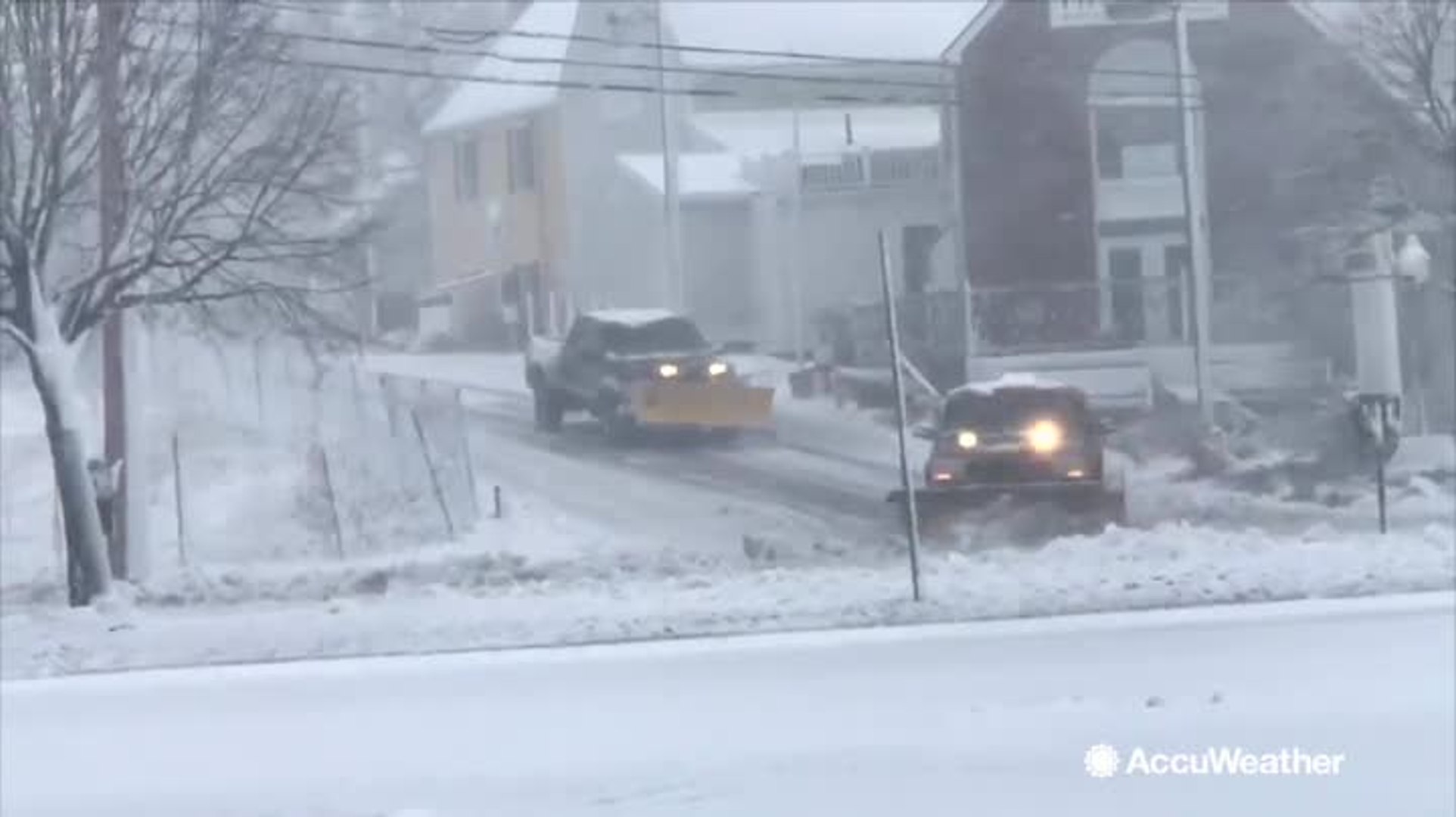 ⁣New England buried by 3rd nor'easter in 2 weeks