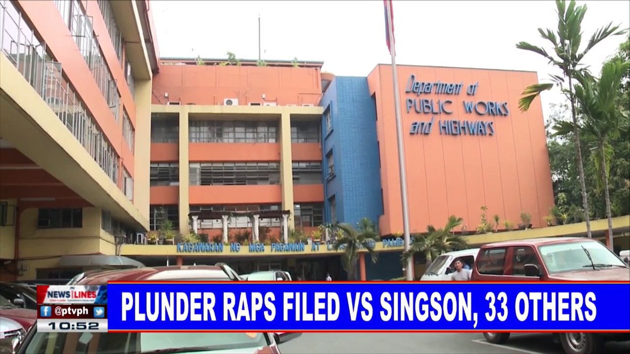 Plunder raps filed vs. Singson, 33 others