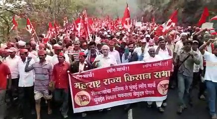 maharastra aadivasi kisaan sabha morchya nashik to mumbai 3