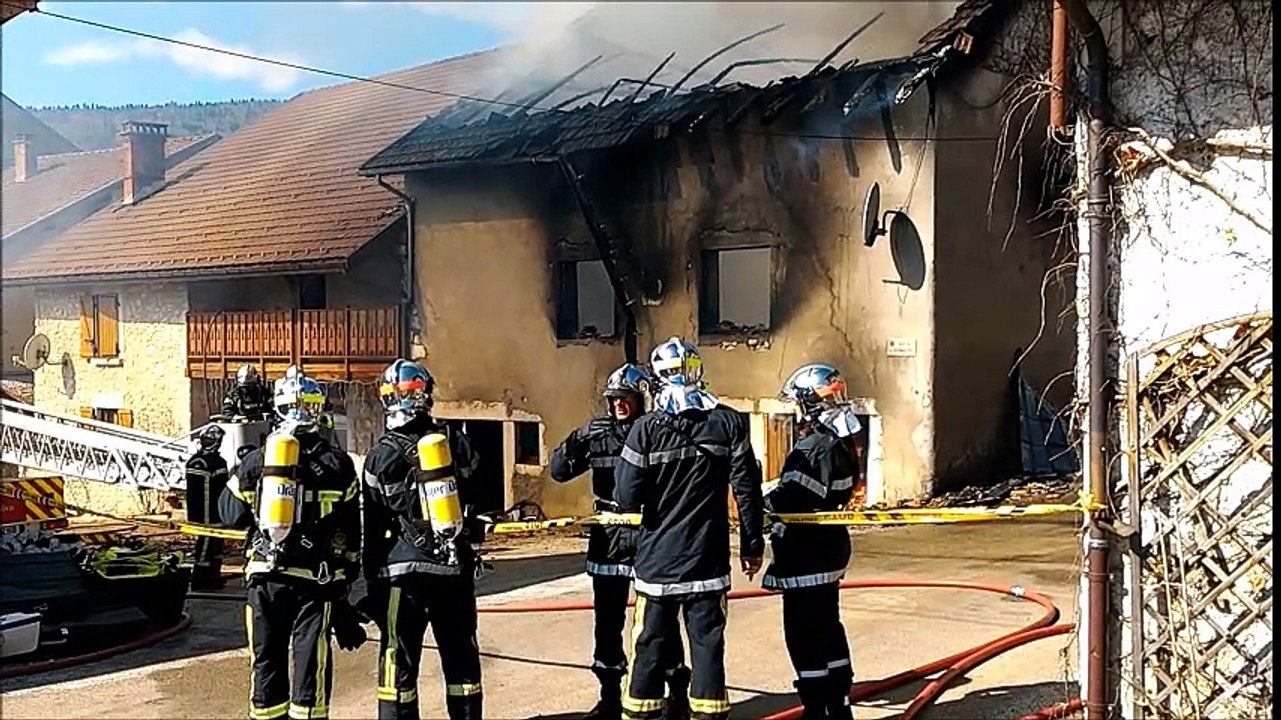 Incendie maison au Petit Abergement 21 mars 2018