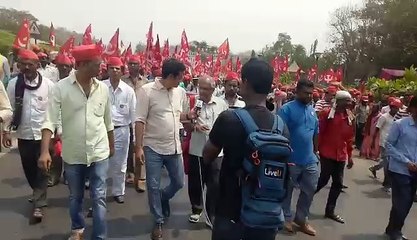 maharastra aadivasi kisaan sabha morchya nashik to mumbai 8