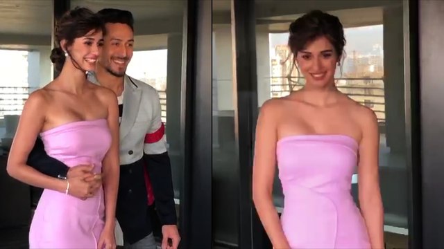 OMG Hot Disha Patani With Boyfriend Tiger Shroff | Baaghi 2 | Promotions