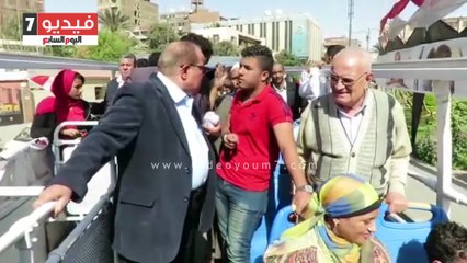 انطلاق اتوبيس مكشوف لدعم الرئيس بحلوان و مايو و التبين