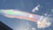 Strange Rainbow Ghost Cloud Appears in Sky Above Herriman, Utah