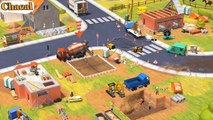 Little Builders  | Trucks, Cranes & Digger -  Kids Games
