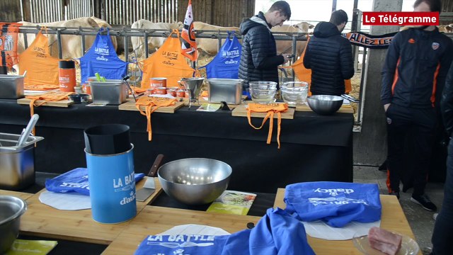 Surzur (56). Battle de cuisine entre le RC Vannes et le FC Lorient