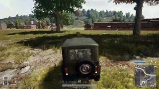 Most Amazing Jeep stunt spiral survival (PUBG Xbox)