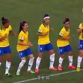 AMAZING SKILLS BY WOMEN FOOTBALLERS AND FUNNY CELEBRATIONS