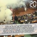 Du gaz lacrymogène répandu lors d'un vote crucial au Parlement du Kosovo