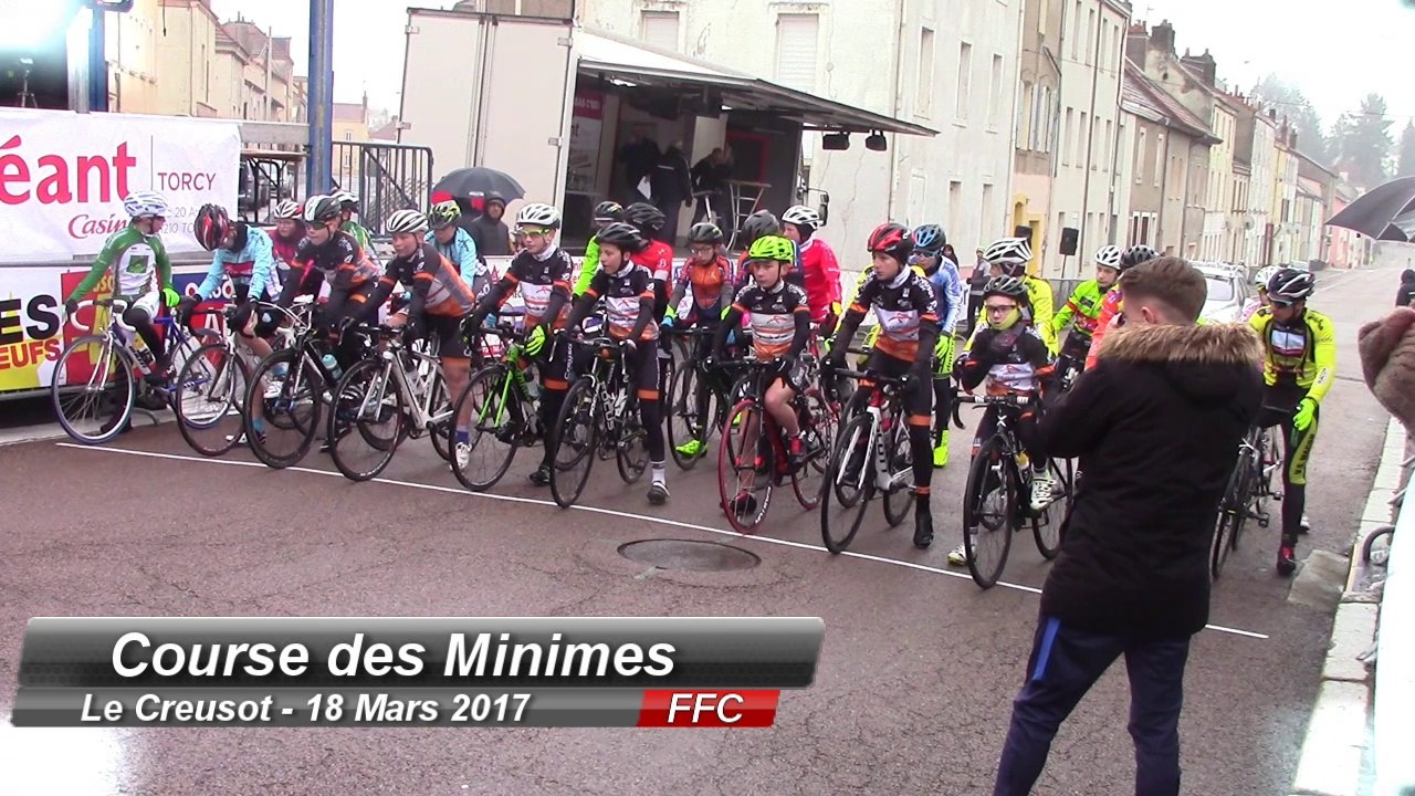 Course des minimes du Creusot 18/03/2018