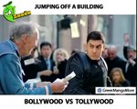 Jumping off a building- Hollywood Vs. Tollywood - Aamir Khan, Balakrishna Funny Video - YouTube