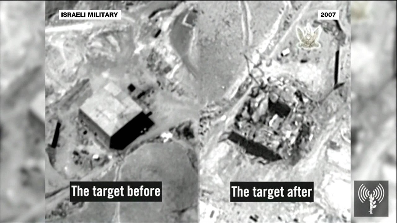 Israel releases video of 2007 air raid on Syria nuclear reactor