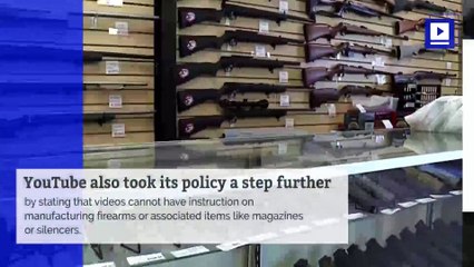 YouTube Bans Videos That Sell Guns