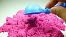 Oddly Satisfying Video | Scooping the pink kinetic sand ~ asmr