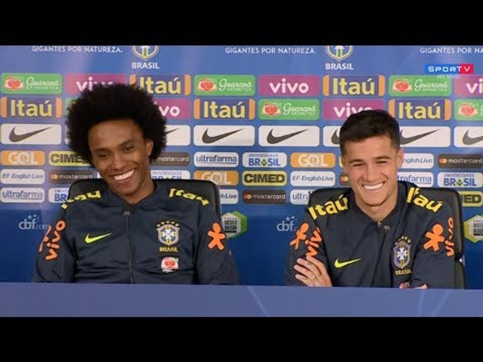 OLHA O QUE WILLIAN E COUTINHO FALARAM NA COLETIVA (21/03/2018)