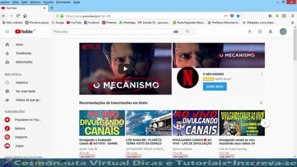 Não consigo voltar pro Layout antigo do Youtube