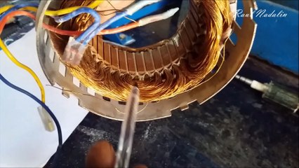 curso de bobinados motor de lavarropas de 1/6 hp   PARTE 1