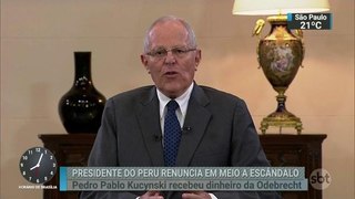 Presidente do Peru, Pedro Pablo Kuczynski, renúncia ao cargo